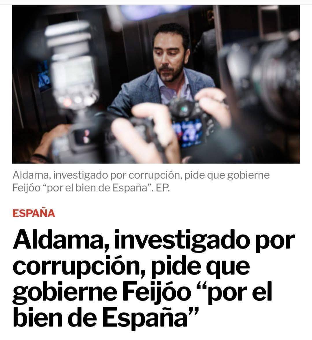 La pregunta está servida...
¿Por qué todas las mafias quieren que gobierne Feijóo?
Narcos, delincuentes comunes, delincuentes económicos, Guardias Civiles corruptos, jueces corruptos, mafiosos de todo tipo...