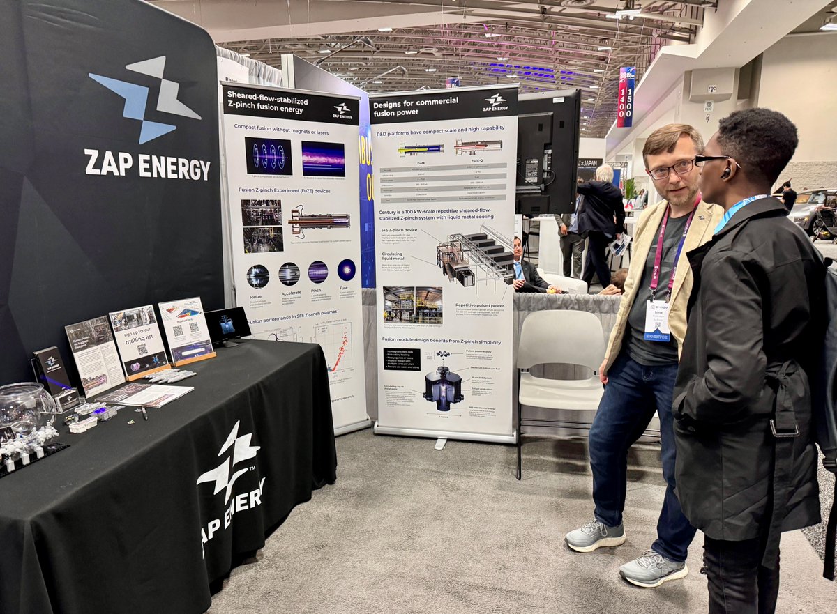 Zap Energy (@energy_zap) on Twitter photo We've been at the ai+expo in Washington DC this week, where AI’s impact on national security, economy, and society has been front and center.
<a href="/scsp_ai/">Special Competitive Studies Project</a> #SCSPTech #SCSPAIExpo25 #fusionenergy We've been at the ai+expo in Washington DC this week, where AI’s impact on national security, economy, and society has been front and center.
<a href="/scsp_ai/">Special Competitive Studies Project</a> #SCSPTech #SCSPAIExpo25 #fusionenergy