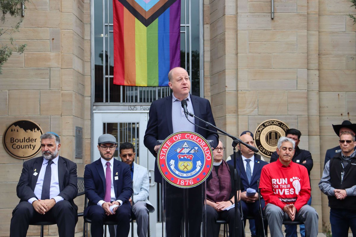 We stand united in Boulder against hate, antisemitism and violence. We condemn the recent antisemitic attack in Boulder and share our prayers for the victims’ recovery. In Colorado, there is room for every identity and faith.