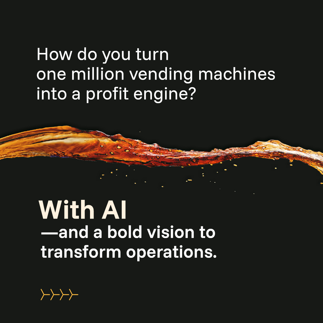 Coca-Cola Bottlers Japan reimagined service ops with AI—streamlining one million vending machines and unlocking serious value. See how: bit.ly/3FHRDaa