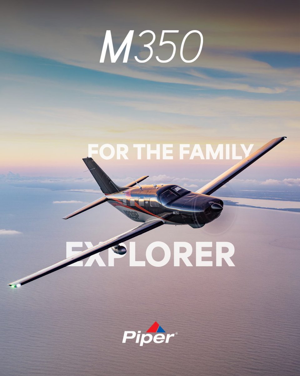 Comment down below which Piper are you ↓

From the adventurous M700 Fury to our go-to family explorer, our aircraft are designed to accompany you through all of life's phases!
–
#PiperAircraft #FreedomOfFlight #FlyPiper #Aviation #Aircraft