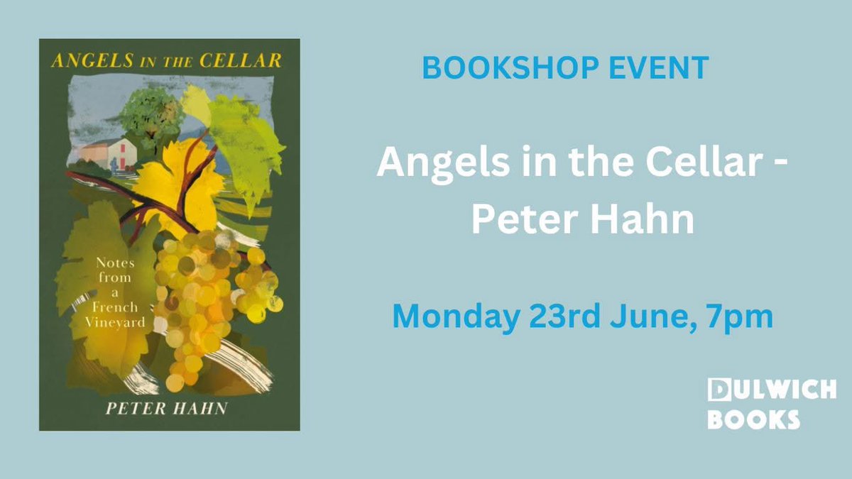 A great bookshop event coming to Dulwich Books in June. facebook.com/events/s/angel… Please support our local shops, thank you 🙏 
#lovewestdulwich #westdulwich #dulwich #se21