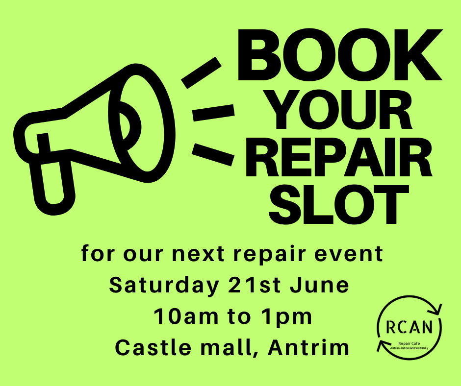 Bookings are OPEN for our next repair event. 😁😁😁

Book your repair slot here: ti.to/repair-cafe-an…