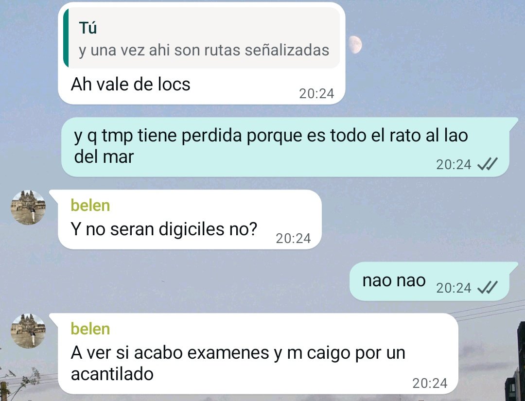 si hay que caerse por un acantilado mejor antes de hacer exámenes