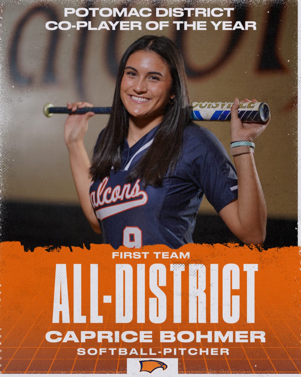 Congrats to Senior Pitcher Caprice Bohmer for earning First Team All District honors and being selected as the Co-Player of the Year.
