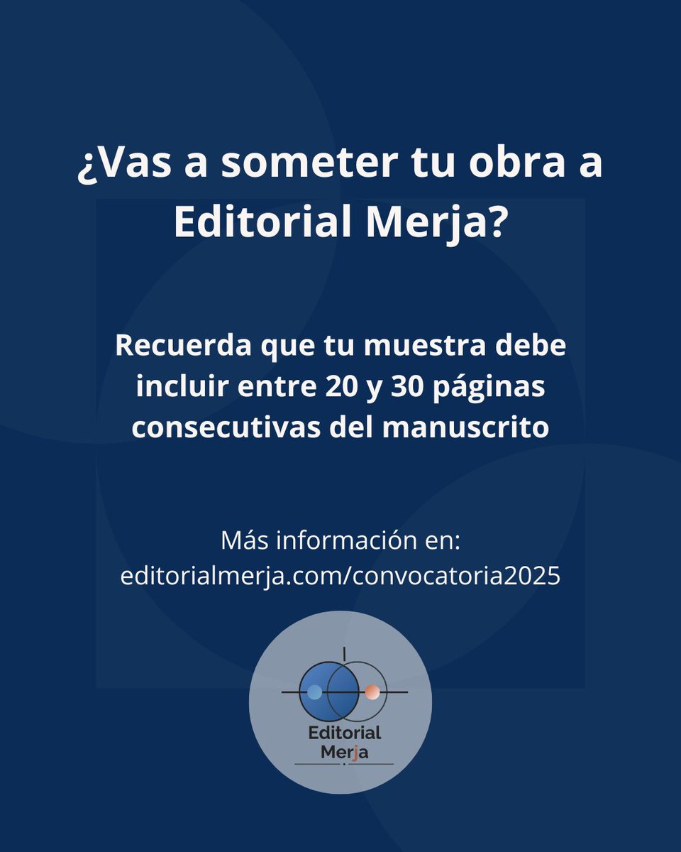 EditorialMerja's tweet image. editorialmerja.com/convocatoria20…