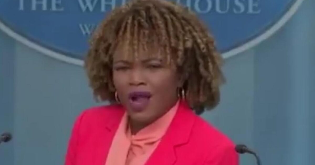 Former Biden White House Press Secretary Karine Jean-Pierre Ditches the Democratic Party

No press secretary told as many lies as she did for over two and a half years.

She's pimping a tell-all book about the Biden regime. The person with all the answers but none of the truth