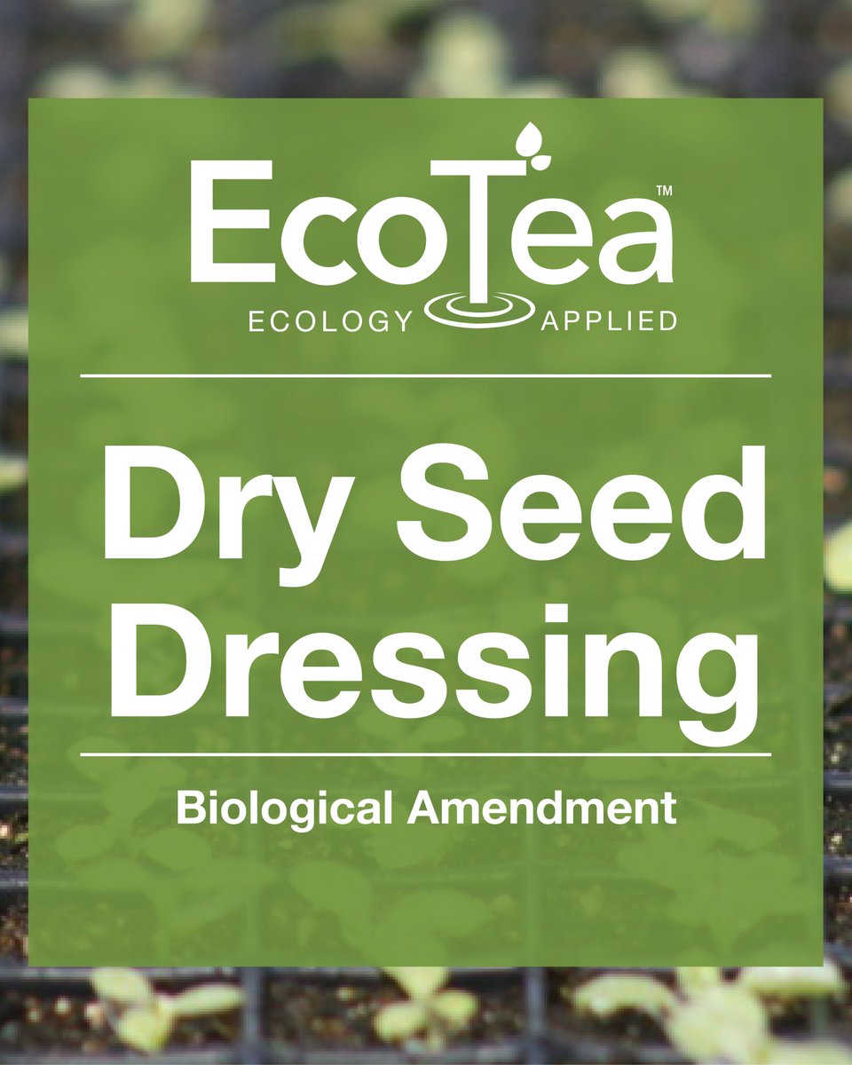 For around $0.41/lb of treated seed EcoTea Dry Seed dressing gives golf course and sports fields managers a major boost. Whether installing, overseeding or repairing Dry Seed Dressing helps improve germination, root depth and initial resilience of the seed applied.