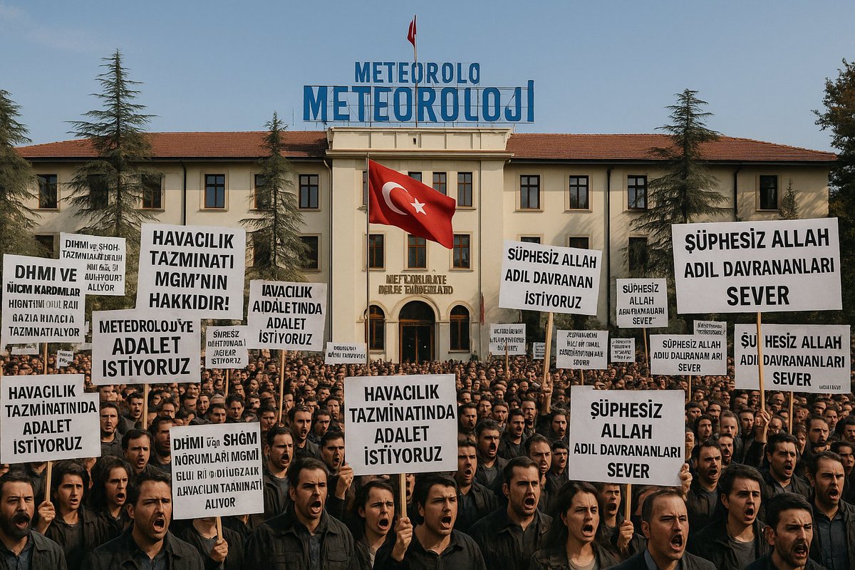 📢
20 yıldır süren adaletsizlik artık son bulmalı! Meteoroloji personeli, DHMİ ve SHGM çalışanlarına göre 1'e 50 oranında daha az havacılık tazminatı alıyor.
Bu kabul edilemez!
#MeteorolojiEylemeHazırlanıyor
🎯
<a href="/a_uraloglu/">Abdulkadir URALOĞLU</a>
<a href="/csbgovtr/">T.C. Çevre, Şehircilik ve İklim Dğş. Bakanlığı</a>
<a href="/HMBakanligi/">T.C. Hazine ve Maliye Bakanlığı</a>
<a href="/dhmikurumsal/">DHMİ Genel Müdürlüğü</a>
<a href="/meteoroloji_twi/">Meteoroloji (MGM)</a>