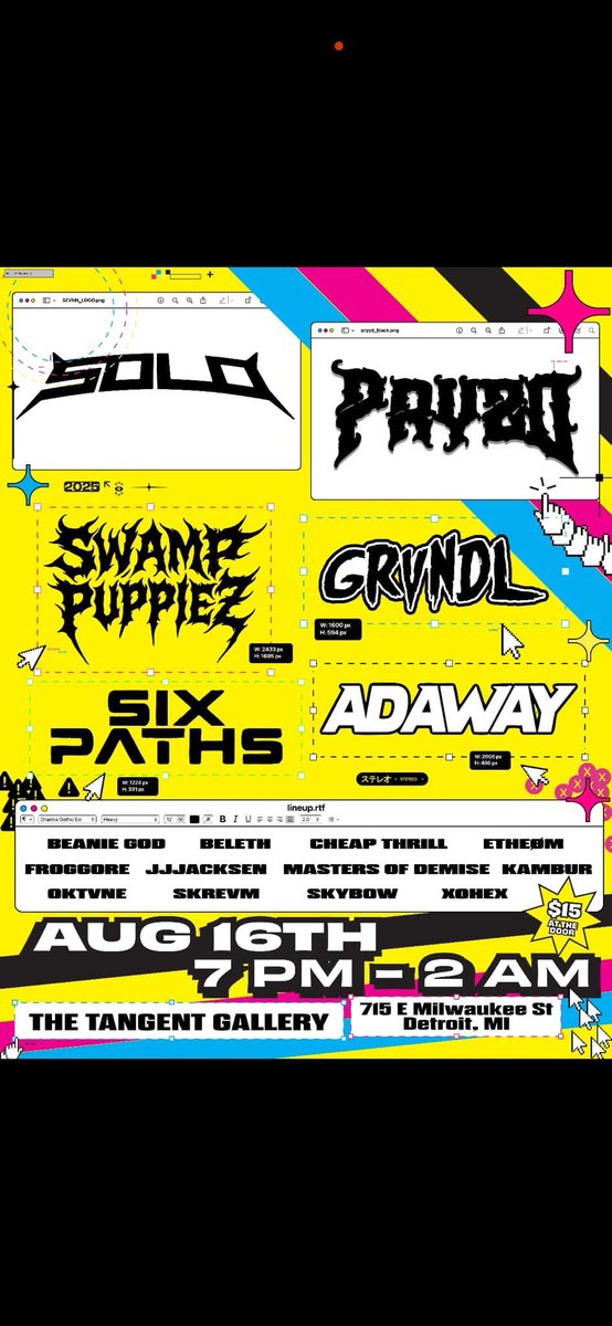 see yall there!!!!
#detroit #riddim