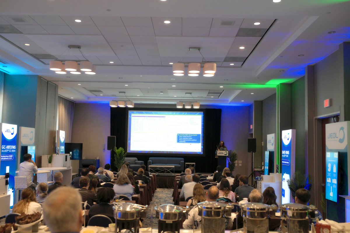 Thank you to everyone who joined us for the JEOL ASMS 2025 Breakfast Seminar!

We’re grateful for the outstanding turnout and the opportunity to share the latest in mass spectrometry innovation.

#ASMS2025 #MassSpectrometry #JEOLUSA