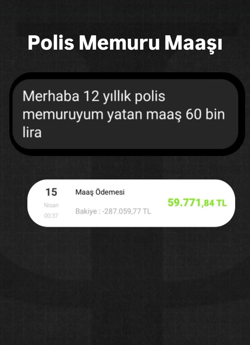 30 yıllık başöğretmen de 60 bin TL alıyor. Öğretmen  emeklisi 30 bin TL.
#PoliseSeyyanenZam