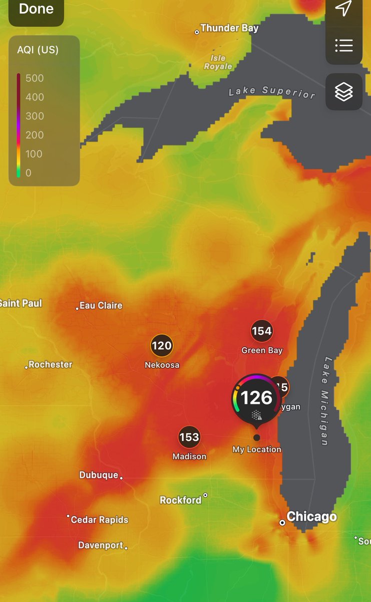 We can’t even have nice air because of the Canadians