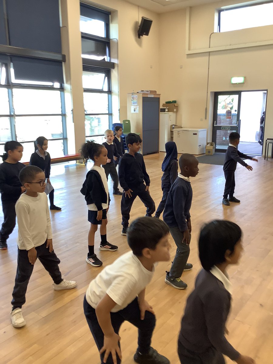 Year 1 had a brilliant start to fitness fortnight with some African yoga! #PPPE