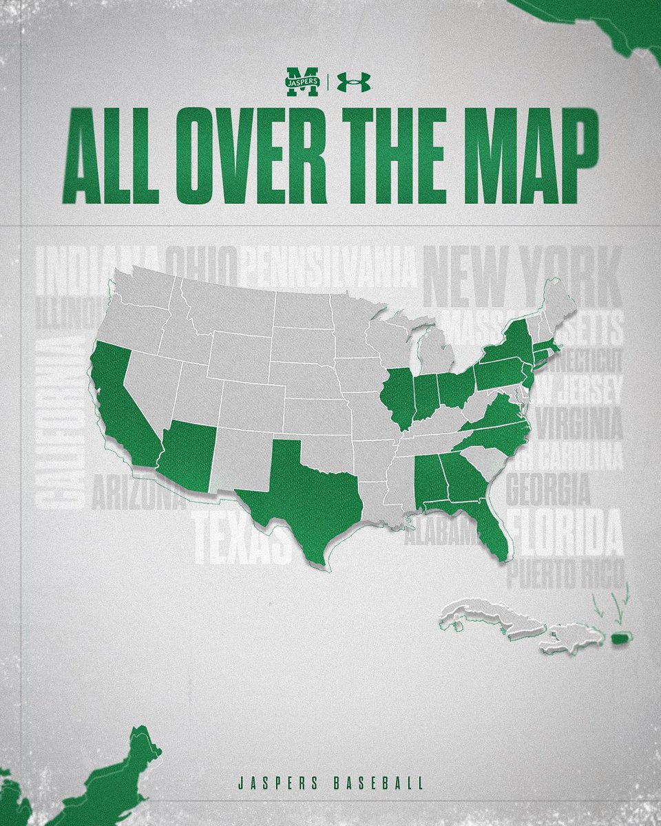 From Cali to the Carolinas.
Arizona to Florida.
Texas, Indiana, Puerto Rico..

Grad, JUCO, portal, high school..

If you can play, we’ll find you.
National Recruiting in the most important city in the world. 

Last year’s 40-man represented 17 different states and territory.