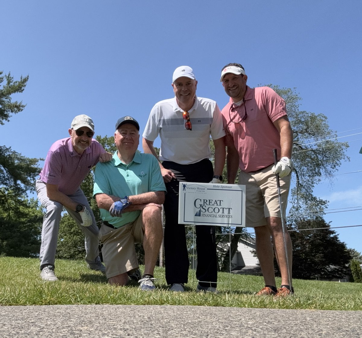 greatscottfin's tweet photo. Sponsoring a hole at the Victory House Golf Tournament is a very rewarding experience. I’m honored to support an organization that dedicates itself to providing new beginnings to local homeless males &amp; veterans in the form of independent and affordable housing. https://t.co/XXd18QZmN2