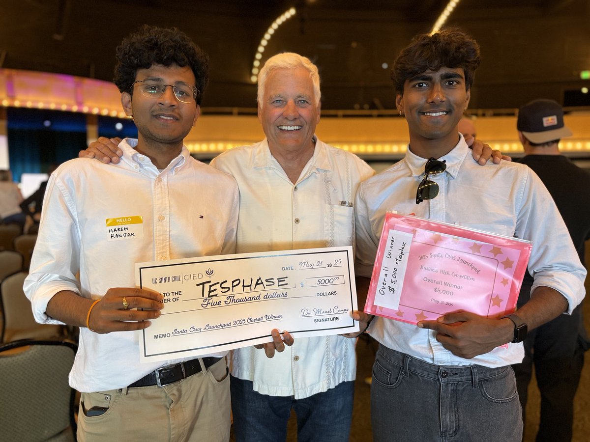 BaskinEng's tweet image. 🎉 Congrats to our #BaskinEngineering students who participated in the Santa Cruz Launchpad event! Read the full story: bit.ly/4mLNUZV