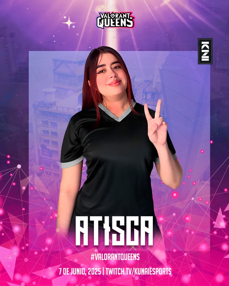 Holaaa! Estoy invitada a Valorant Queens!
Muchas gracias a <a href="/KunaiEsports/">Kunai Esports</a> por la invitación
Será este sabado 7 de Junio, no recuerdo el horario pero les estaré avisando :P