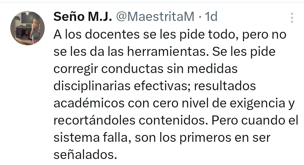 Seño M.J. tweet media