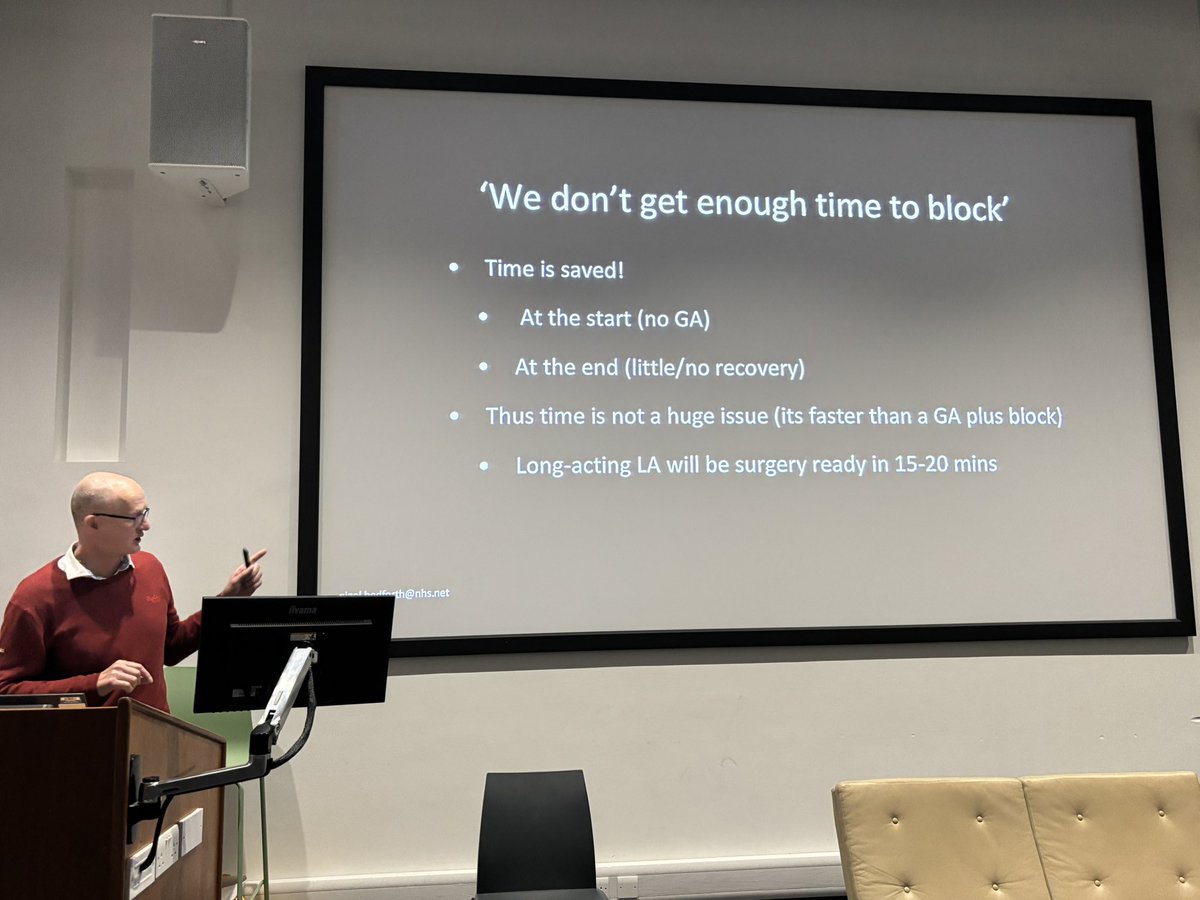 There’s really no excuse to not utilising RA more effectively for shoulder surgery - it does not add time to the surgical pathway and <a href="/nigeb444/">Nigel Bedforth</a> explained how they maximise these opportunities at <a href="/nottmhospitals/">Nottingham University Hospitals</a> 🧵