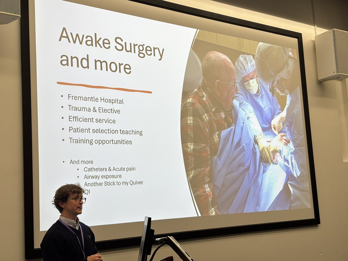 The Bucks Debate - Nerve Stimulators: Obsolete or Timeless Aid? Nav vs KP!

😢 - 👏 Dr Kumar Panikkar (I really had no chance)

Our new RA Lead Tom Jones gave us the highlights of his year down under. Great surfing and stories! 🧵