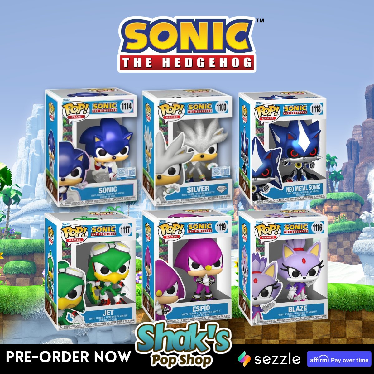 ShaksPopShop's tweet image. 💨 Gotta Go Fast... to Pre-Order! 💨

The newest Sonic the Hedgehog Funko Pop! wave is speeding into Shak’s Pop Shop and it’s packed with iconic characters

#SonicTheHedgehog #FunkoPop #FunkoGames #SilverTheHedgehog #NeoMetalSonic #GottaGoFast #SonicFans #FunkoCollector