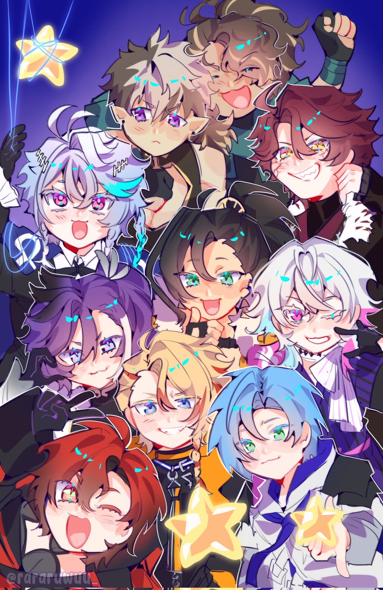 EN VER!! HAPPY 6TH ANNIVERSARY!! #ホロスタ6周年 #Bettelful #WorkofAlt #ArtXel #PIHAKKASSO #FlayonsCrayons #JosuijiArt #Artavio #JurasickArt #CrimzonMuze #GBart