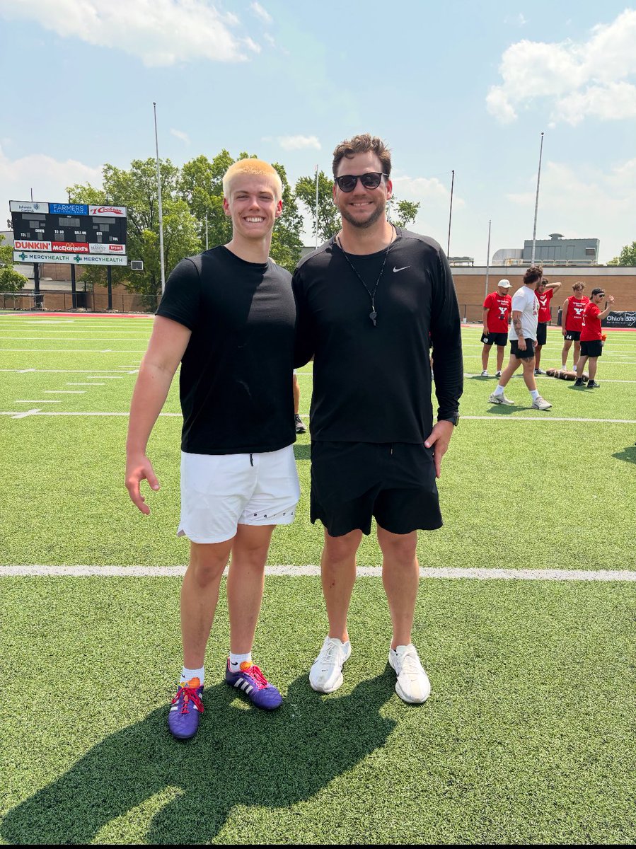 Finley Keller (@finleyk5keller) on Twitter photo Had an awesome time at the YSU Special Teams Kicking Camp! Big thanks to the coaches for all the tips! Had the opportunity to grow a lot and had a blast! 🦾🏈 #GoGuins
<a href="/1coachshep/">Pat Shepard</a> <a href="/D_Madden_Punter/">Coach Dan Madden</a> <a href="/KohlsKicking/">Kohl's Kicking Camps</a> <a href="/NRRangerFootba1/">NR_Ranger_Football</a> Had an awesome time at the YSU Special Teams Kicking Camp! Big thanks to the coaches for all the tips! Had the opportunity to grow a lot and had a blast! 🦾🏈 #GoGuins
<a href="/1coachshep/">Pat Shepard</a> <a href="/D_Madden_Punter/">Coach Dan Madden</a> <a href="/KohlsKicking/">Kohl's Kicking Camps</a> <a href="/NRRangerFootba1/">NR_Ranger_Football</a>