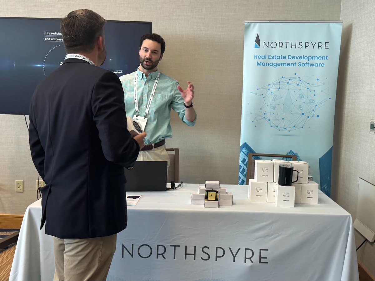 Northspyre is onsite at NAIOP’s I.CON East in Jersey City this week!📍

Stop by today and tomorrow to say hi and hear how teams are transforming their development strategies with Northspyre.

#CRE #RealEstateDevelopment #PropTech #Northspyre #CREInnovation #DevelopmentTech
