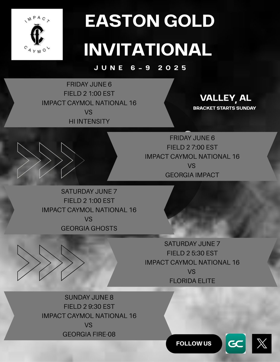 Ready to compete this weekend with my team in the Easton Gold Invitational in Valley Alabama! Can’t wait to see the competition this weekend. <a href="/ImpactCassteven/">Impact Caymol National Casstevens</a> #bethehunter