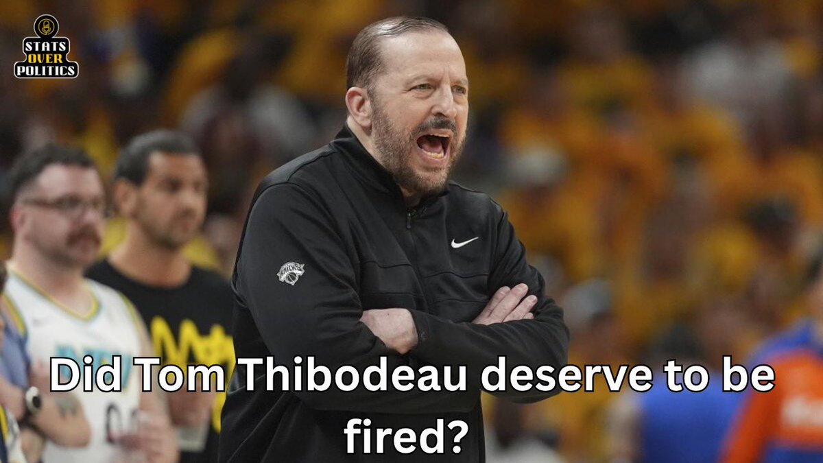 Knicks fire head coach Tom Thibodeau
youtu.be/TUtJaoxswfc
#TomThibodeau #NewYorkForever #nbax #NBAFinals #nbaplayoffs2025 #Statsoverpolitics