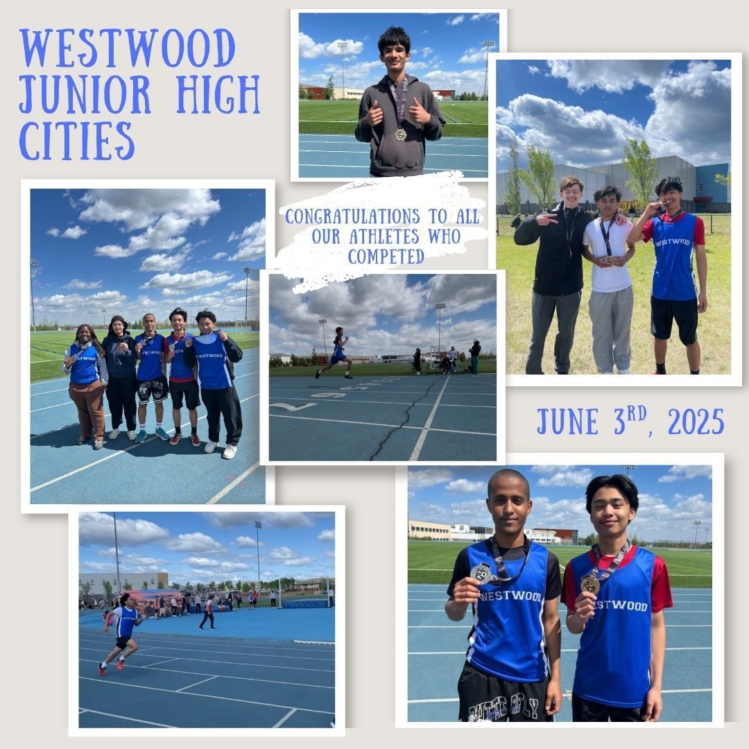 Congratulations to all our athletes who participated in the Jr High City Track Meet!!!
