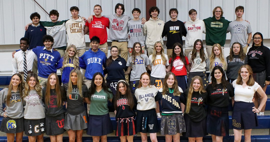 AquinasAcademy_'s tweet photo. Congratulations to this yearโs Aquinas Academy graduating class, with 112 acceptances to more than 60 outstanding colleges and scholarship awards of over $7 million.
#AquinasAcademyofPittsburgh #Classof2025 #AquinasHighSchool https://t.co/X2WFTBvoan