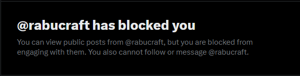 An ironic, autistic midwit blocked me, what a shocker