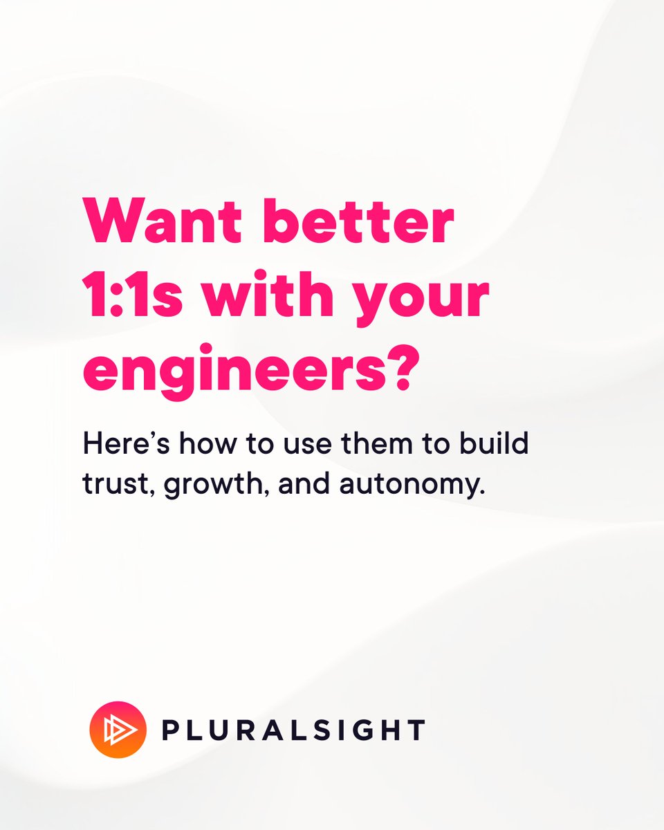 Most 1:1s are just status updates. Yours don’t have to be.

Whether you're a new manager or seasoned leader, these tips ensure you run better, more meaningful meetings.

Read the blog for practical strategies.

plrsg.ht/4dKOL93

#LeadDev #PeopleFirst #TeamLead