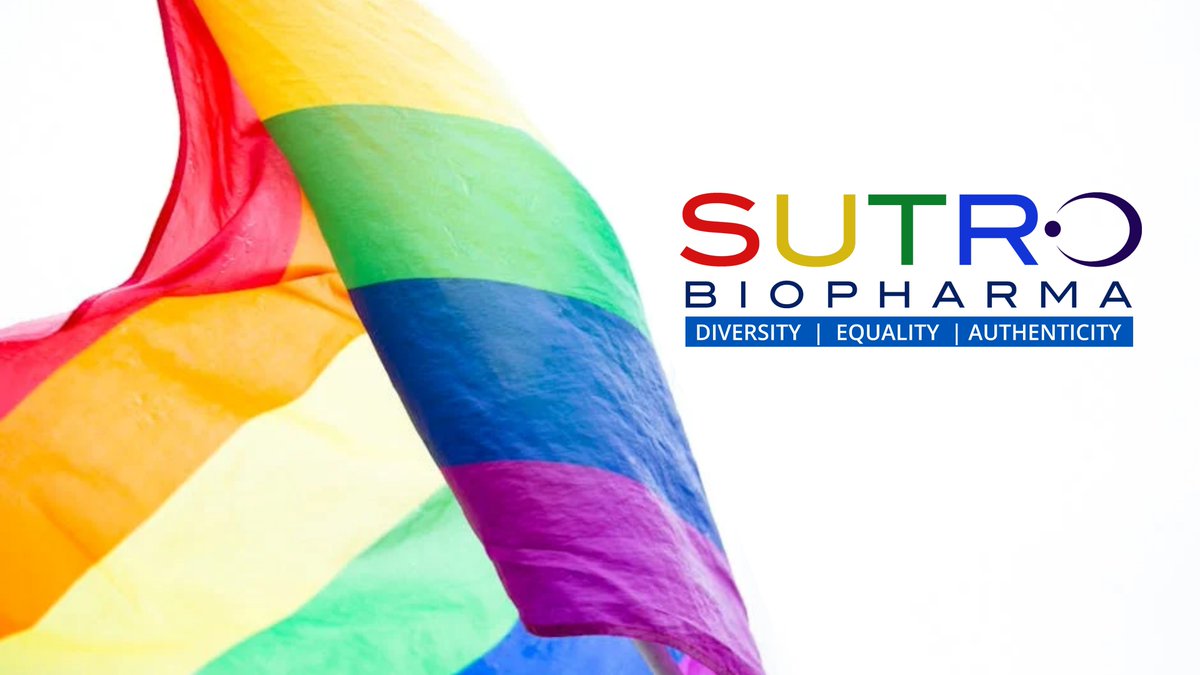This PRIDE Month, we celebrate the diversity of our LGBTQ+ community and reaffirm our commitment to fostering an inclusive environment for all. 🌟 Let's continue to stand together, support each other, and champion equality. 🌈 #SutroBio $STRO #PrideMonth #Inclusion #Diversity