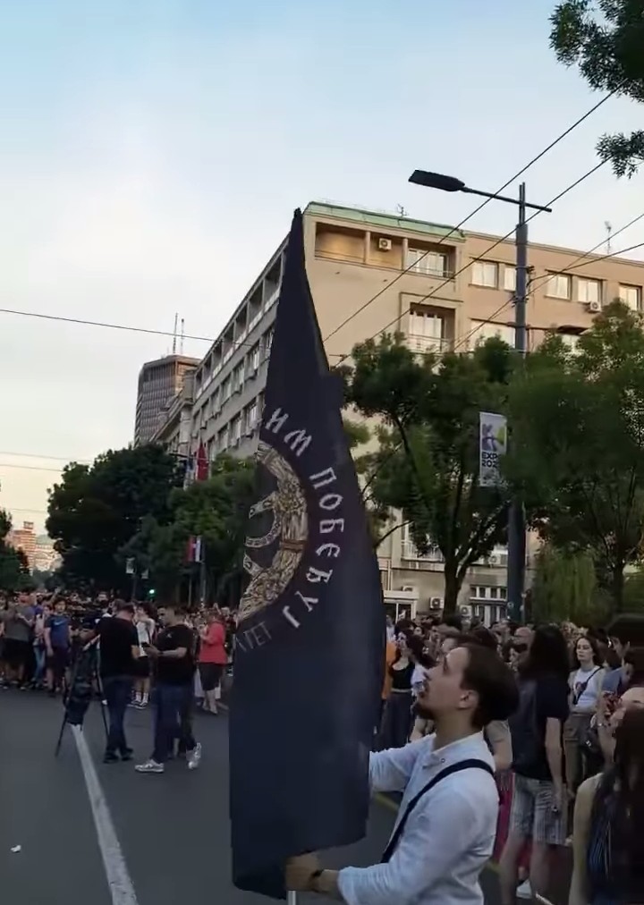 Protest u Beogradu.