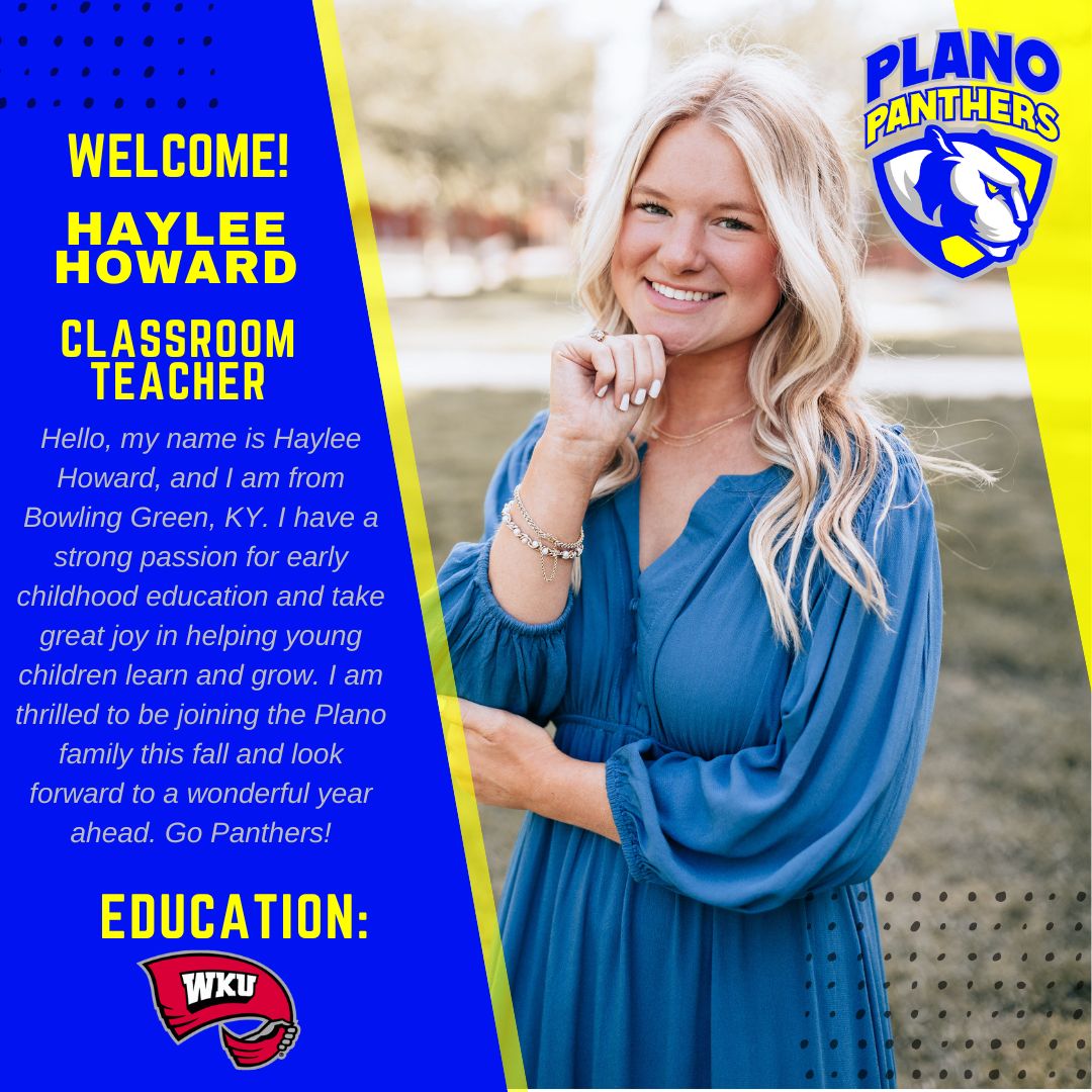 PlanoPanthers's tweet image. Welcome to Plano Elementary!