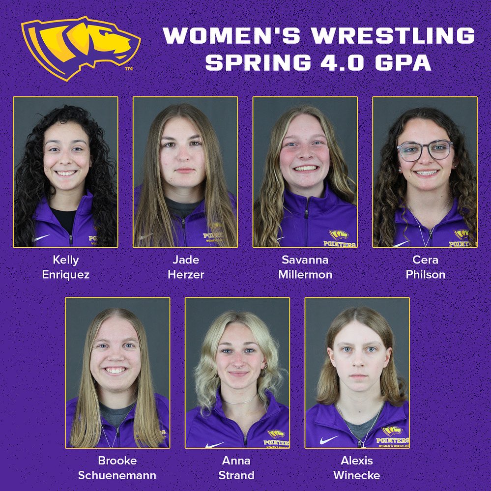 Congrats to our 7 ladies who finished the semester with a 4.0 GPA and led us to our highest semester GPA in program history!