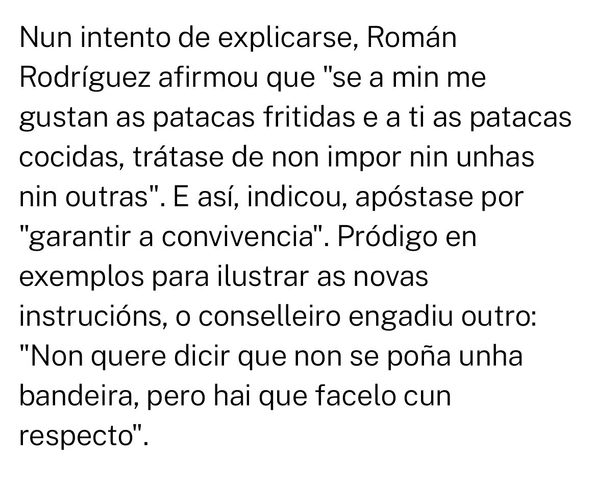 O que lles faltaba aos nenos, que lles impoñan o galego e as patacas cocidas.