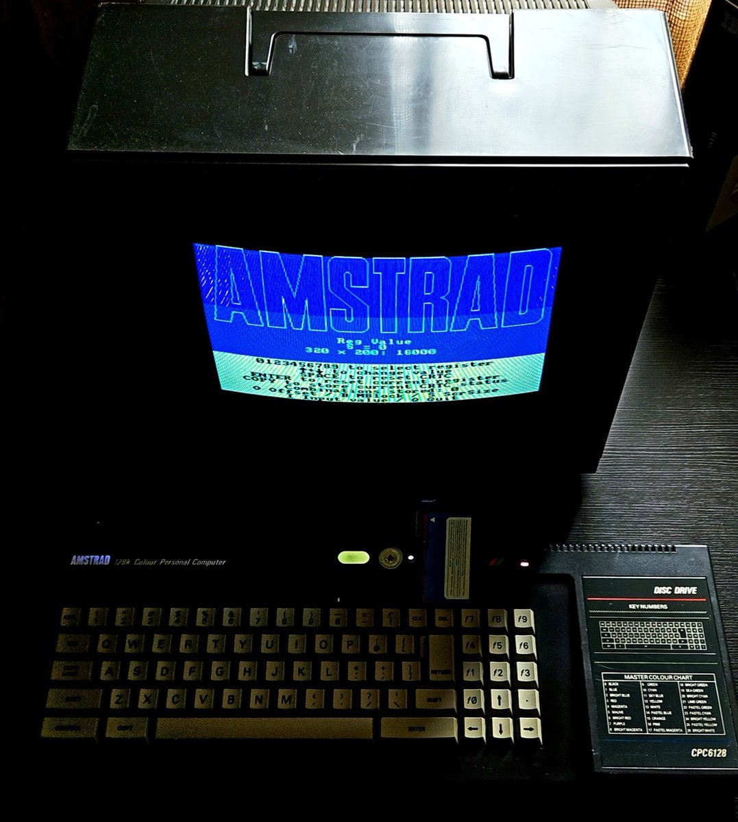 Hack the Amstrad CPC’s CRTC and take direct control of the Motorola 6845 chip to get smooth scrolling, split screens, and custom screen modes. Classic demo scene magic!