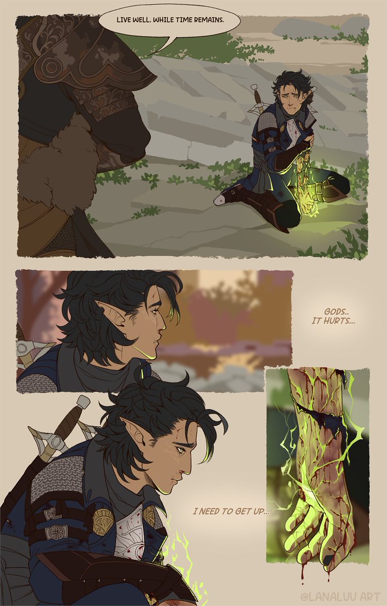 tw: blood

idk if I'll finish this so might as well share what I've done. It was supposed to be 3-4 pages but I lost motivation lol
#DragonAge