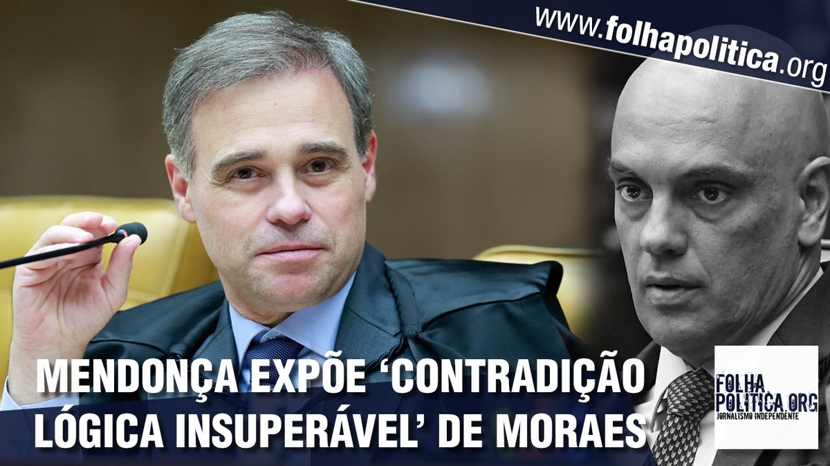 Ministro André Mendonça expõe contradição lógica de Moraes frente a frente e ensina princípios básicos de Direito youtu.be/KKPz0yRzxaM