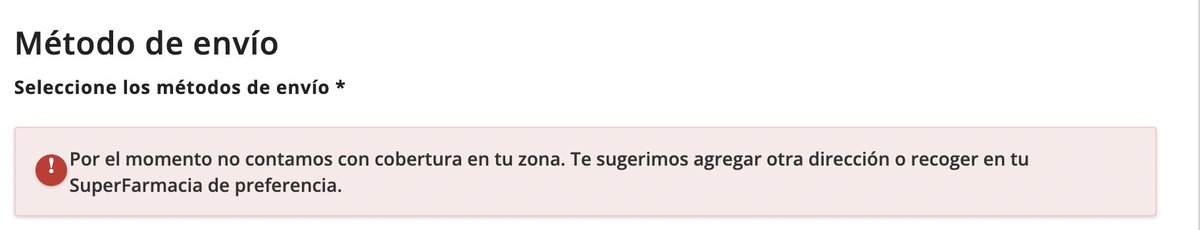 FranzRoses's tweet photo. @FarmaciasGdl Que jodido comprar en su portal, tienen un bug en el seteo del estado cuando un cliente se registra con google, parece que su página la hizo el becario con ifs por todos lados. Al final pude setearlo y de todas formas me tronó por cobertura cuando 1ro dijo que si. https://t.co/SS5aJRXqN0