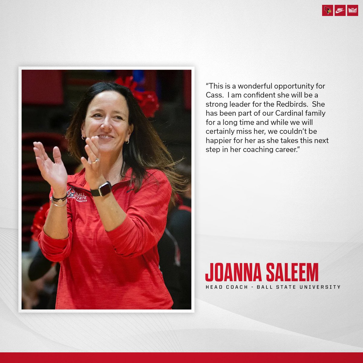 redbirdwgym's tweet image. What They Are Saying About Coach Ringer 🗣️
Hear from her previous boss Coach Joanna Saleem from @BallStateGYM about her taking the helm of the Redbird program ⤵️