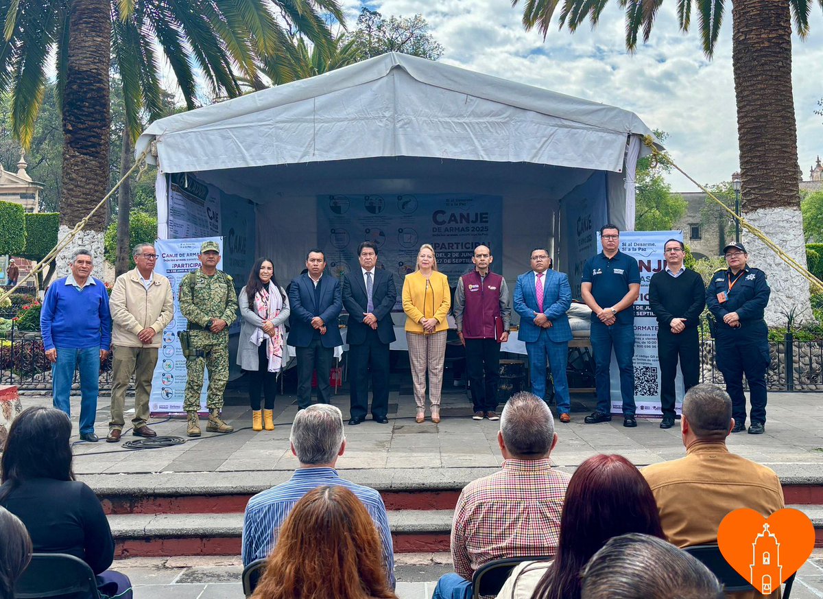 Al inaugurar el Programa de Canje de Armas 2025, la Presidenta Municipal Ma. De los Angeles Zuppa Villegas “Gely” dijo que “La paz no impone, se construye” e invitó a la ciudadanía de #Tepotzotlán a sumarse en favor de la seguridad del municipio.
semanariomiespacio.com/.../tepotzotla…
