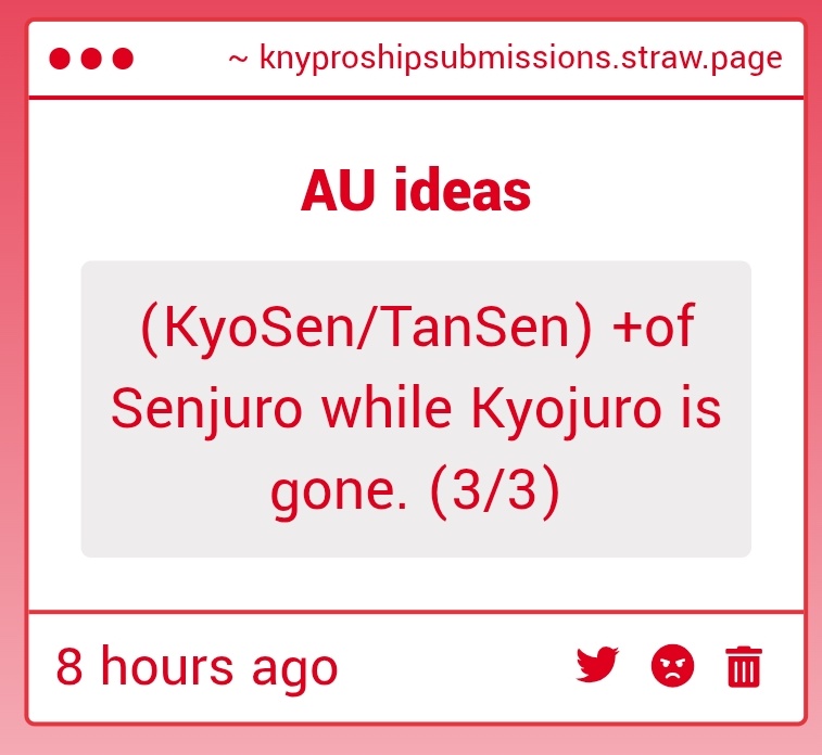knyproshiphcs2's tweet photo. AU ideas: Kyoujuro x Senjuro #kyosen + Tanjirou x Senjuro #tansen
https://t.co/jUmficxn1b https://t.co/aN53VUOMXm
