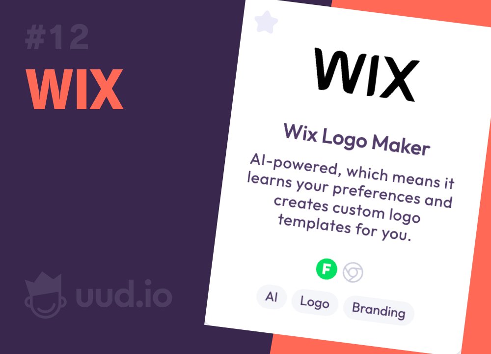 【ツール紹介#12】   
WIX
ja.wix.com/logo/maker

AIパワーで、あなたの好みを学習し、カスタムロゴテンプレートを作成します。      

 デザイナー向けツール紹介→ uud.io 

#UXUI #Design #UUD #デザイン #AI #Logo @Branding