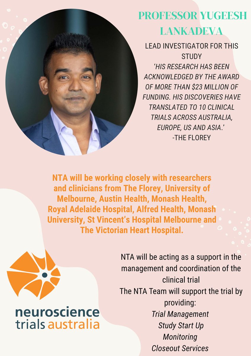 NTA congratulates Prof. Yugeesh Lankadeva on a $4.9M MRFF grant for the MEGA-HEART study, aiming to reduce heart surgery complications. We're proud to support this vital multicenter trial. Learn more: neurosciencetrialsaustralia.com/services/ #ClinicalTrials #MEGAHEART #MRFF