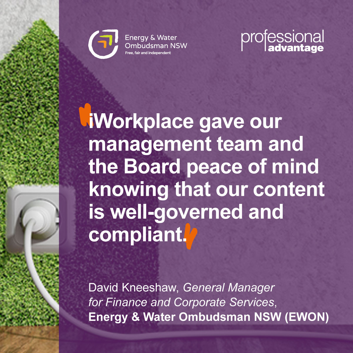 ProfessionalAdv's tweet image. &quot;iWorkplace has given our management team and the Board peace of mind.&quot; 
David Kneeshaw and Energy &amp;amp; Water Ombudsman NSW (EWON).

Read their success story:
okt.to/RrDt7i

Learn about iWorkplace:
okt.to/JH7exz

#compliance #microsoft365 #informationprotection